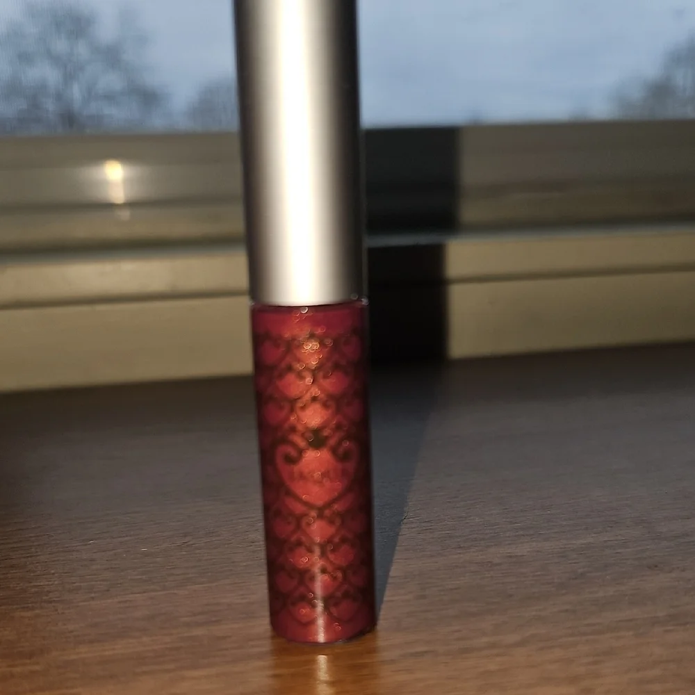 NIB Jaqua Beauty Tuscan Orange Lip Whip Lip Gloss With Shimmer